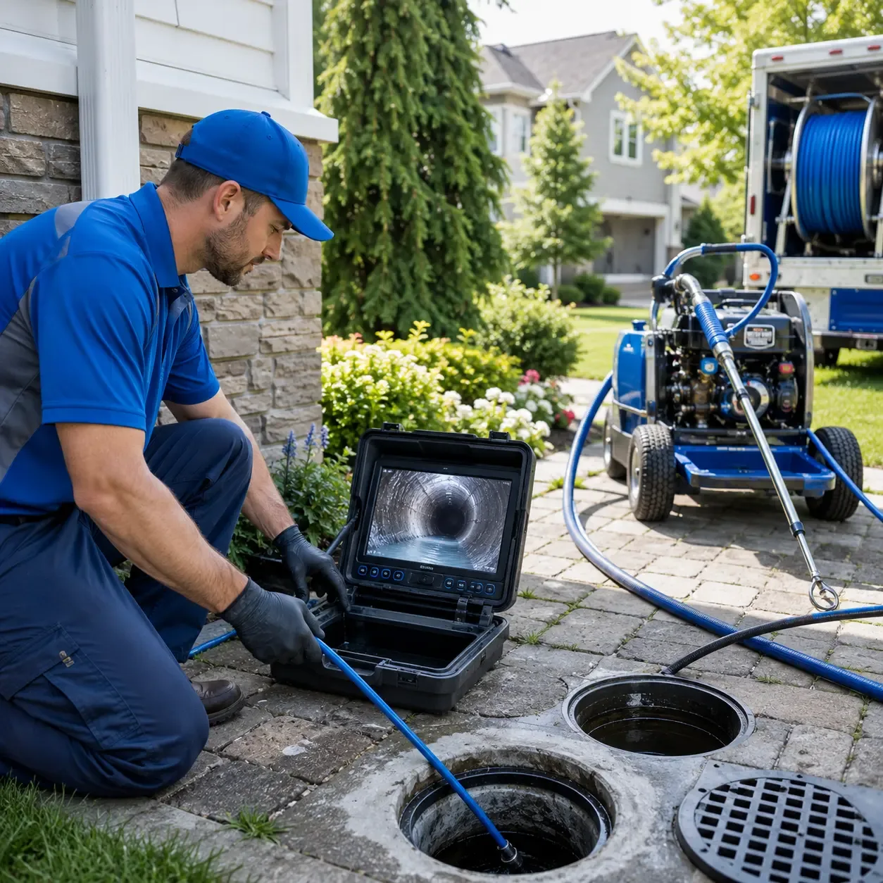Outdoor drain cleaning professionals serving Island Heights, NJ